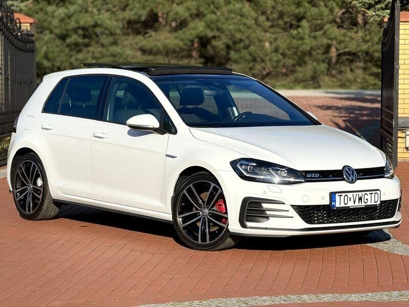 Biały Używany 2019 VW Golf VII GTD Hatchback | 103 000 zł (Drogi) - Obraz 1/4