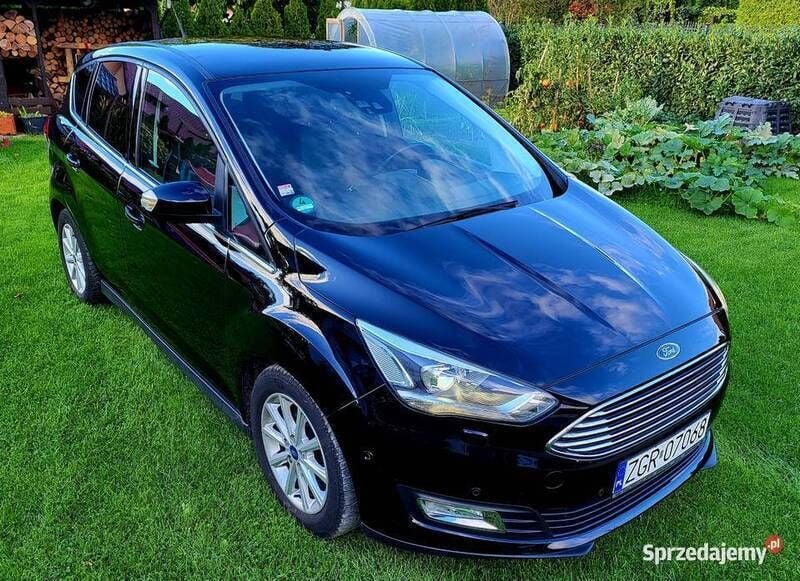 Czarny Używany 2016 Ford C-MAX Titanium Minivan | 44 500 zł (Uczciwa cena) - Obraz 1/4