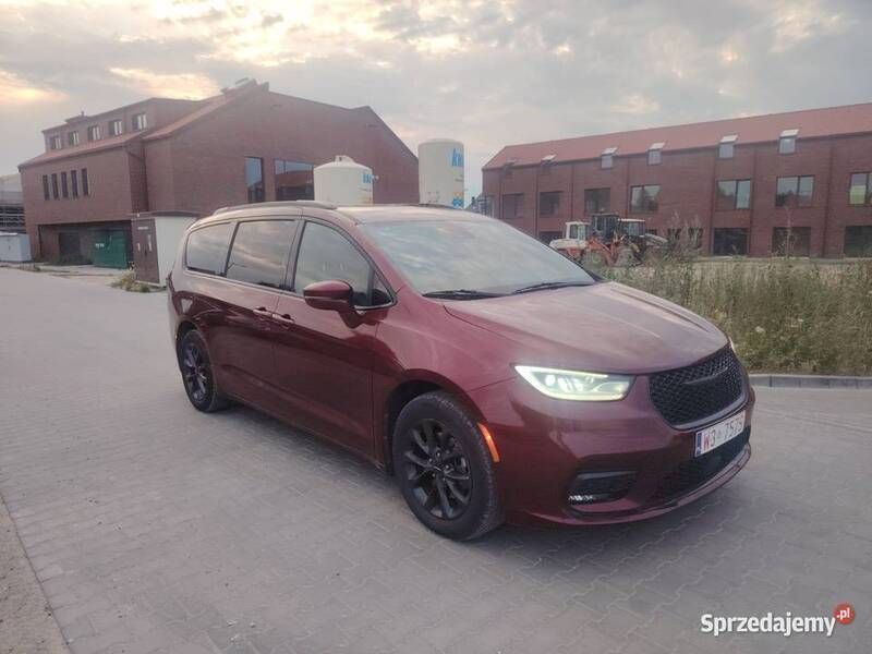 Bordowy Używany 2021 Chrysler Pacifica Touring SUV | 99 000 zł (Uczciwa cena) - Obraz 1/4