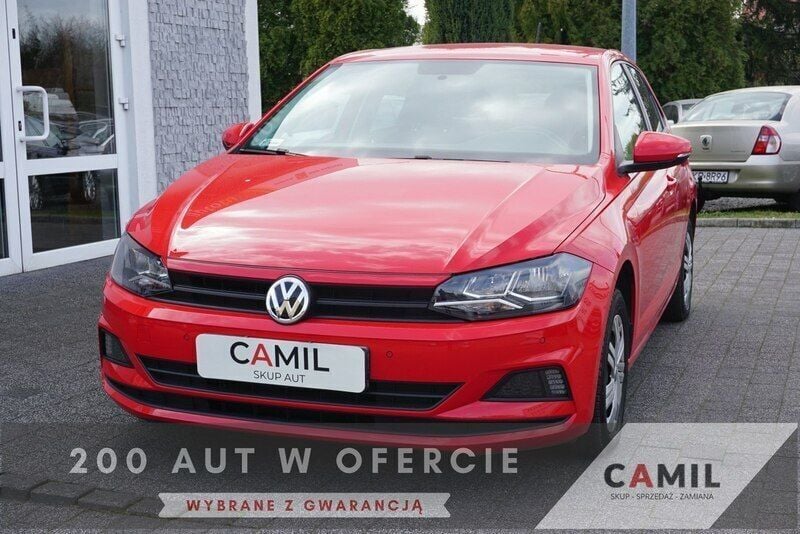 Czerwony Używany 2017 VW Polo Hatchback | 43 300 zł - Obraz 1/3