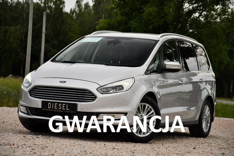 Używany Ford Galaxy 180 KM (132 kW) 2016 Srebrny (metalik, perła) Minivan