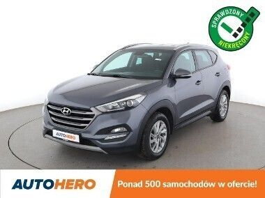 Szary (metalik) Używany 2018 Hyundai Tucson SUV | 68 700 zł (Dobra cena) - Obraz 1/3