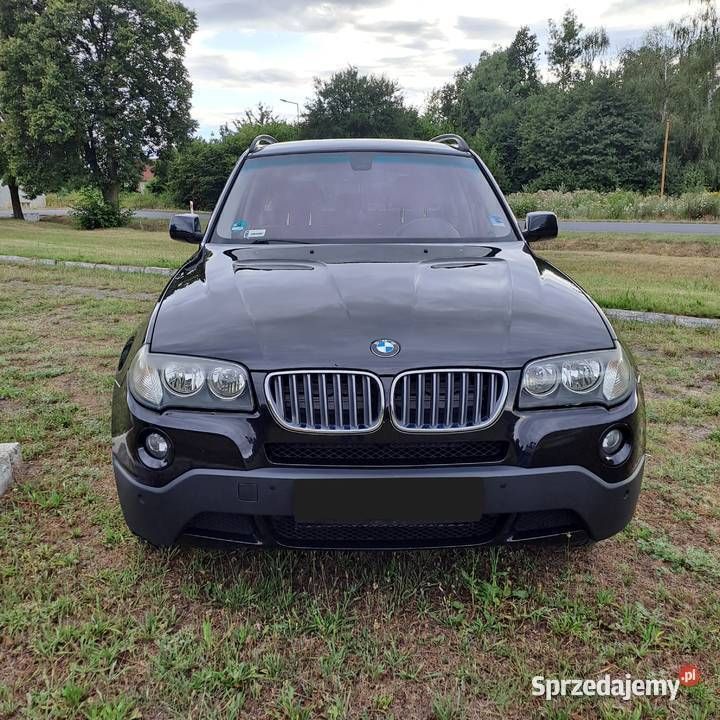 Czarny Używany 2008 BMW X3 SUV | 30 900 zł (Uczciwa cena) - Obraz 1/4
