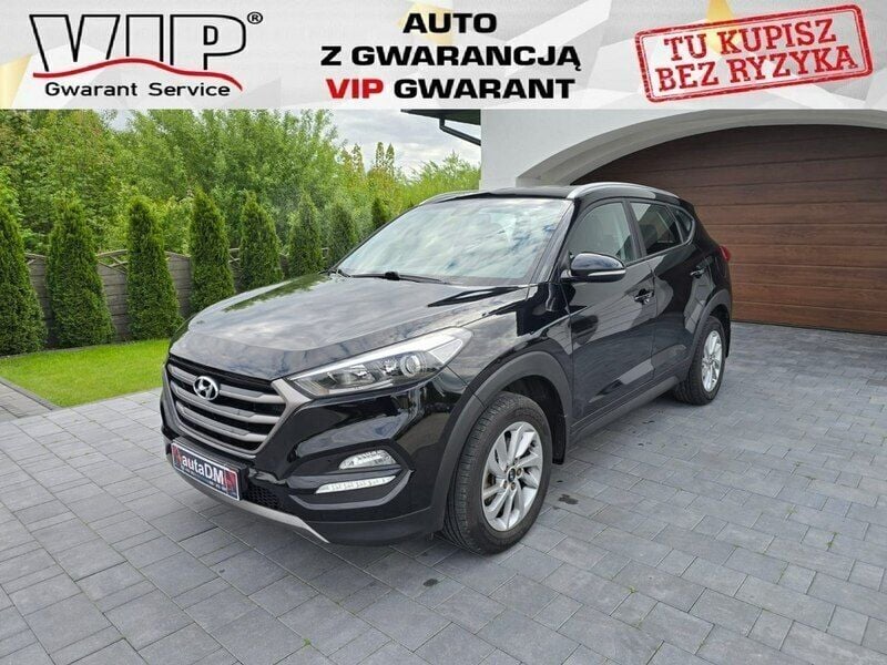 Czarny Używany 2016 Hyundai Tucson SUV | 61 500 zł (Uczciwa cena) - Obraz 1/4