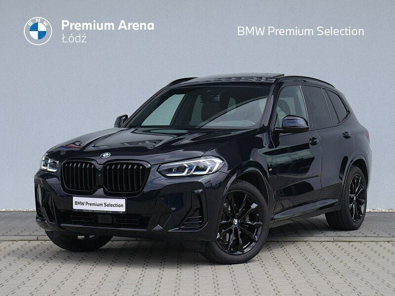 Niebieski ciemny (metalik) Używany 2022 BMW X3 Performance SUV | 219 900 zł (Drogi) - Obraz 1/2