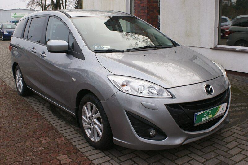 Srebrny Używany 2011 Mazda 5 Minivan | 26 500 zł (Uczciwa cena) - Obraz 1/4