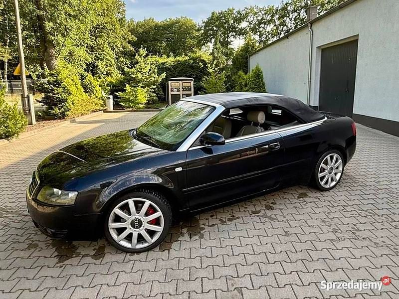 Czarny Używany 2003 Audi A4 Cabriolet Kabriolet | 12 500 zł - Obraz 1/4
