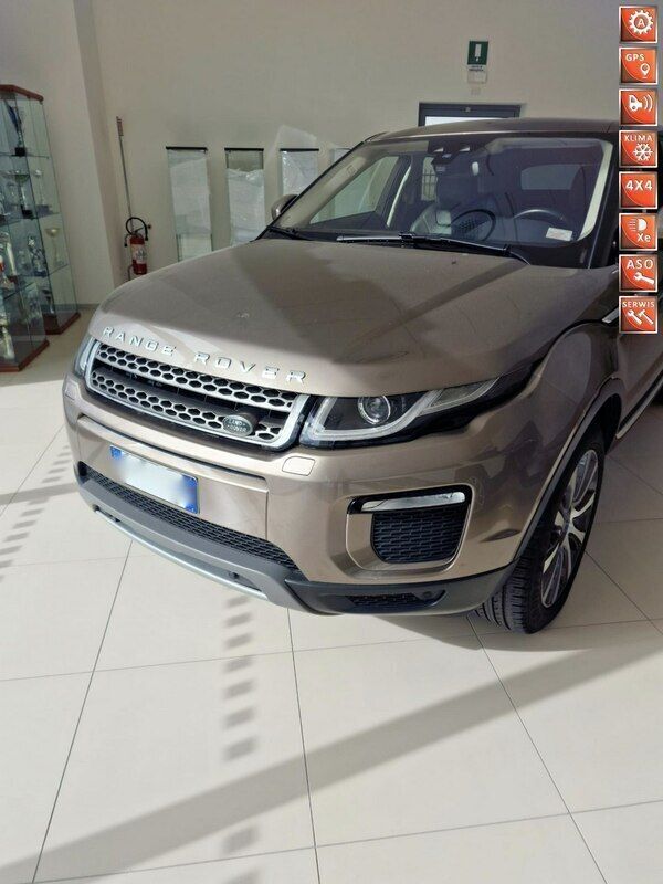 Brązowy Używany 2017 Land Rover Range Rover evoque HSE SUV | 94 700 zł (Uczciwa cena) - Obraz 1/4