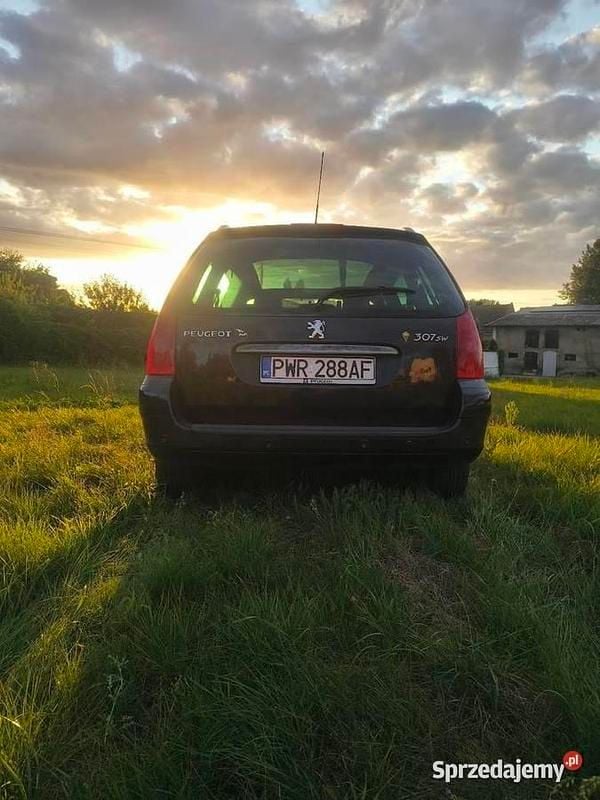 Czarny Używany 2006 Peugeot 307 Kombi | 9000 zł (Drogi) - Obraz 1/4