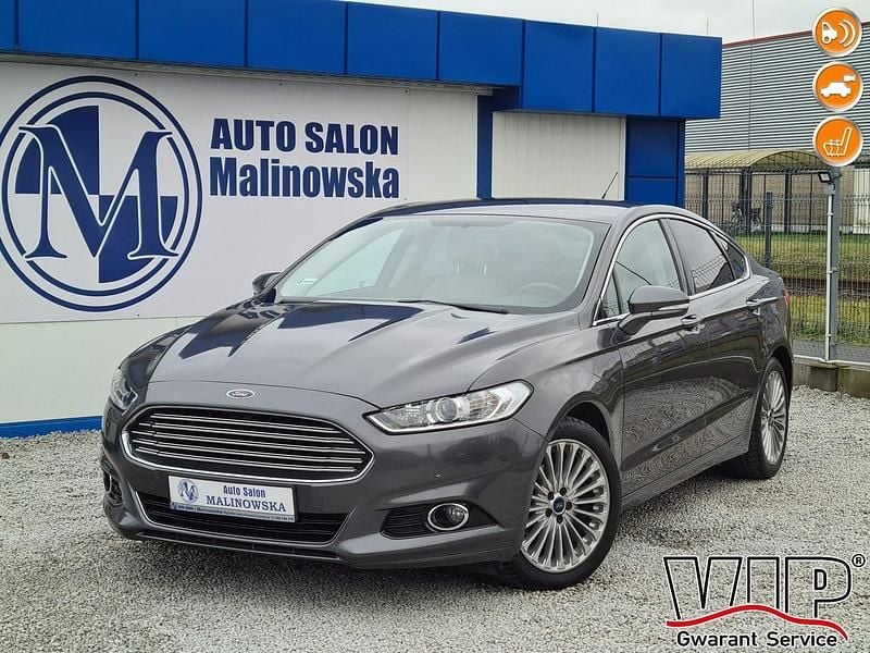 Szary (metalik) Używany 2015 Ford Mondeo Sedan/Limuzyna | 39 900 zł (Uczciwa cena) - Obraz 1/4