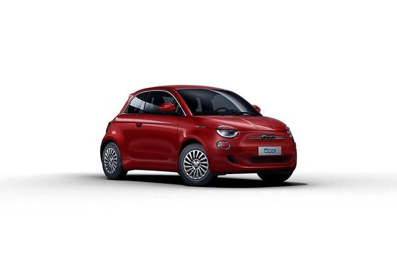 Lakier pastelowy czerwony passione Nowe 2025 Fiat 500e Red Sedan/Limuzyna | 134 900 zł (Super Cena) - Obraz 1/3
