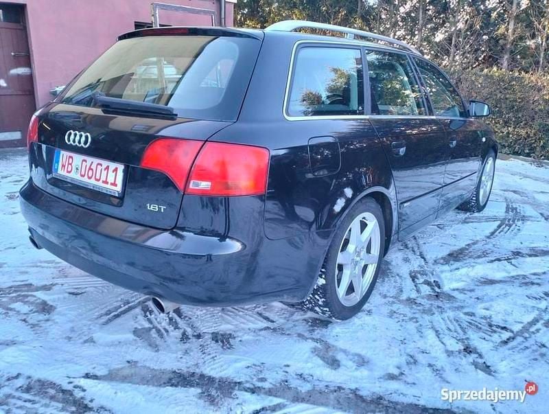 Używany Audi A4 S-Line 163 KM (119 kW) 2005 Czarny Sedan/Limuzyna