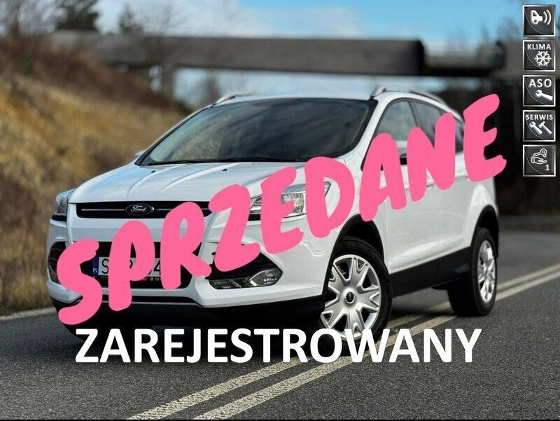 Biały (metalik) Używany 2013 Ford Kuga SUV | 38 700 zł (Uczciwa cena) - Obraz 1/4