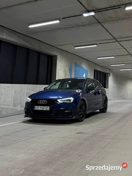 Granatowy Używany 2014 Audi A3 S-Line Hatchback | 46 900 zł (Uczciwa cena) - Obraz 1/4