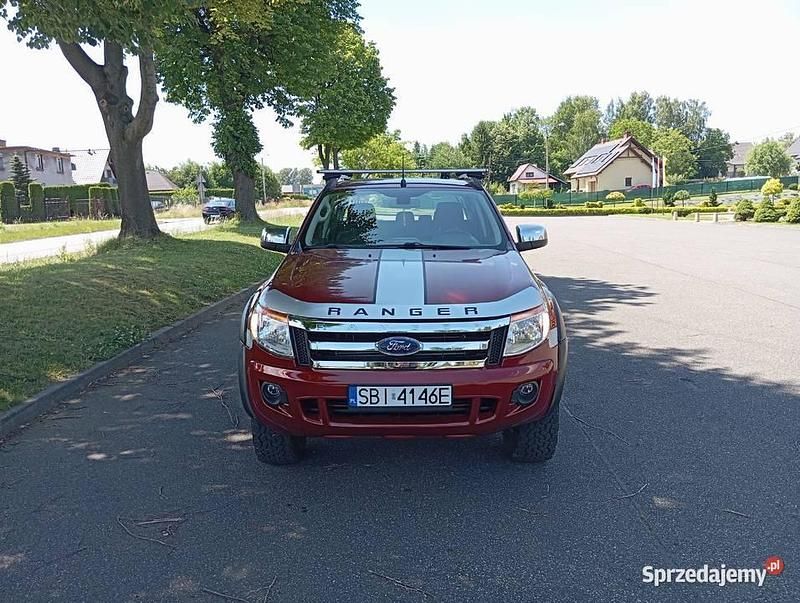 Czerwony Używany 2013 Ford Ranger Pickup | 56 500 zł (Drogi) - Obraz 1/4