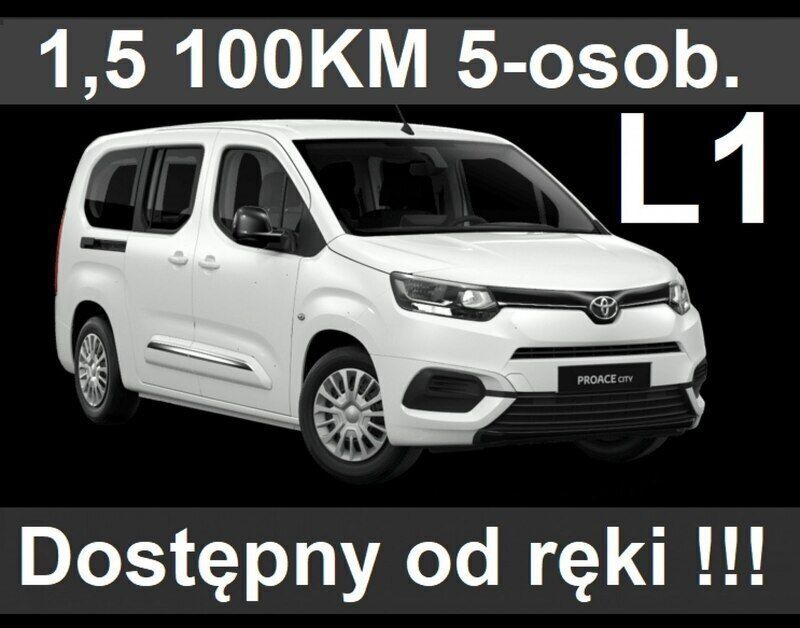 Biały Używany 2023 Toyota Proace Verso City Kombi | 94 316 zł - Obraz 1/2