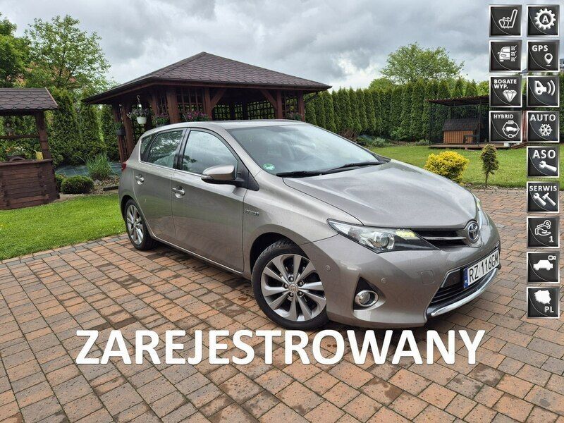 Grafitowy Używany 2014 Toyota Auris Hybrid Hatchback | 49 900 zł (Dość drogi) - Obraz 1/4