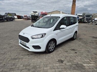 Biały Używany 2018 Ford Tourneo Courier Minivan | 30 500 zł (Drogi) - Obraz 1/4