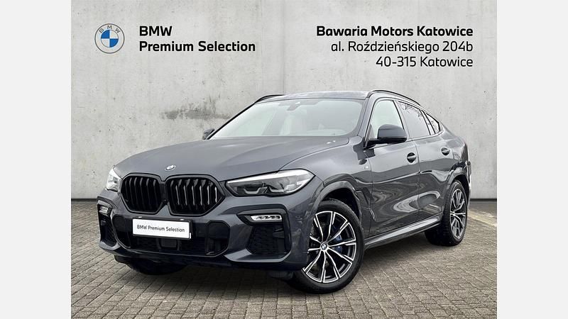 Używany BMW X6 Comfort Edition 286 KM (210 kW) 2020 Szary arktyczny z brylantowym połyskiem metalizowany SUV