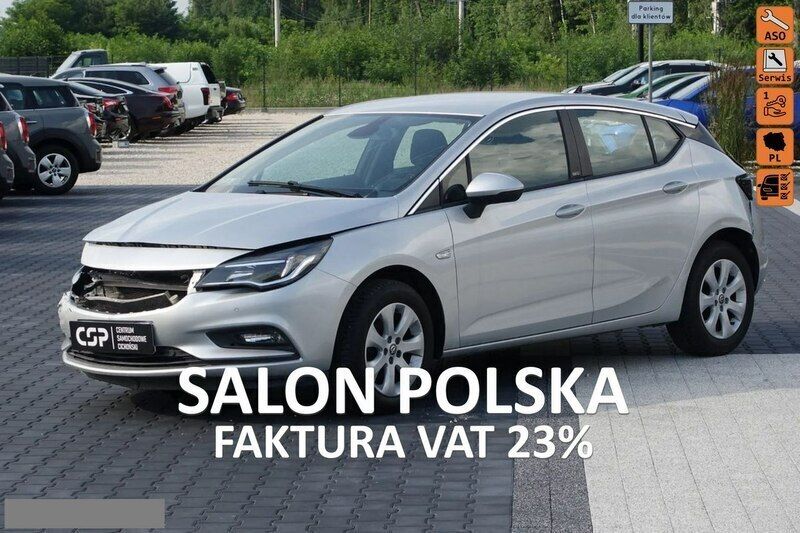 Srebrny (metalik) Używany 2019 Opel Astra Sedan/Limuzyna | 16 500 zł - Obraz 1/4