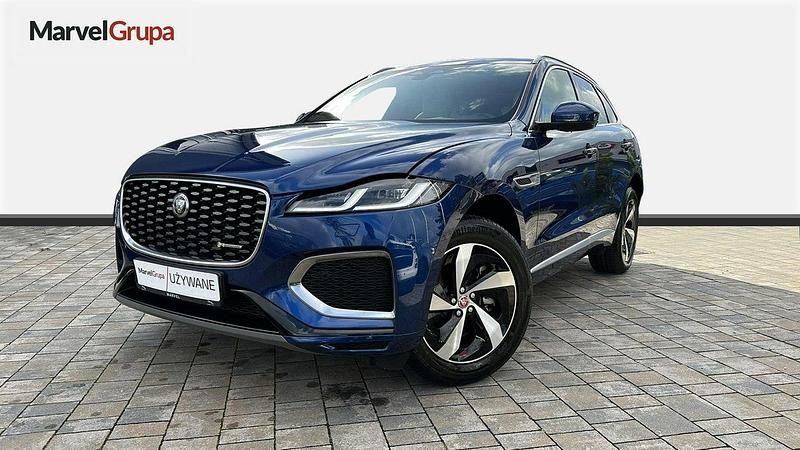 Niebieski ciemny (metalik) Używany 2022 Jaguar F-Pace SUV | 226 500 zł - Obraz 1/4