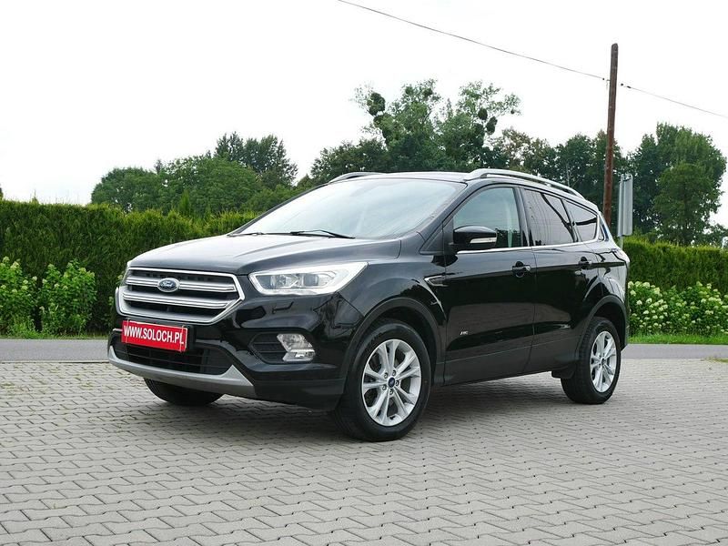 Czarny Używany 2018 Ford Kuga SUV | 69 900 zł (Uczciwa cena) - Obraz 1/4