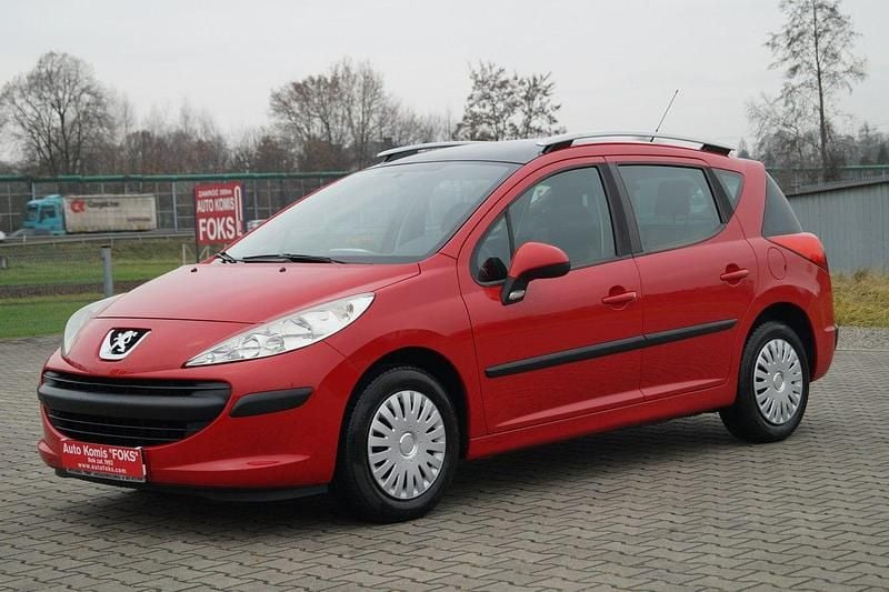 Czerwony (metalik) Używany 2007 Peugeot 207 Kombi | 10 900 zł (Uczciwa cena) - Obraz 1/4