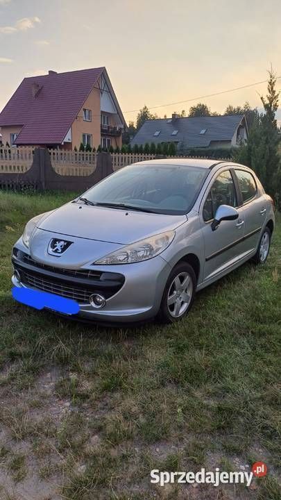 Srebrny Używany 2007 Peugeot 207 Hatchback | 7500 zł (Uczciwa cena) - Obraz 1/4