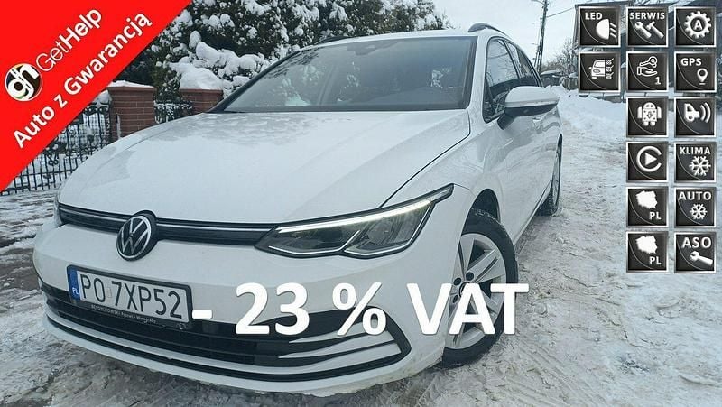 Biały Używany 2022 VW Golf VIII Kombi | 59 900 zł (Dobra cena) - Obraz 1/4