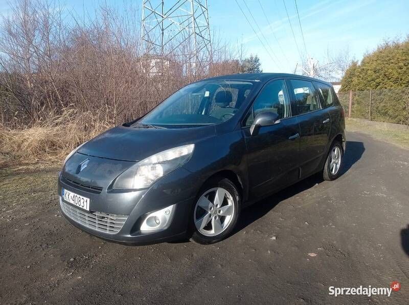 Szary Używany 2010 Renault Scénic III Minivan | 17 900 zł (Uczciwa cena) - Obraz 1/4