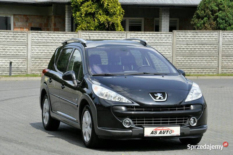 Czarny Używany 2008 Peugeot 207 Outdoor Outdoor Kombi | 12 900 zł - Obraz 1/4