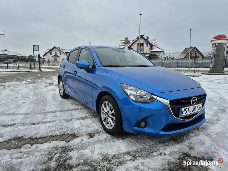 Niebieski Używany 2016 Mazda 2 Exclusive-Line Hatchback | 34 900 zł (Uczciwa cena) - Obraz 1/4