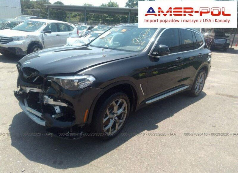 Szary Używany 2020 BMW X3 SUV | 110 000 zł - Obraz 1/4