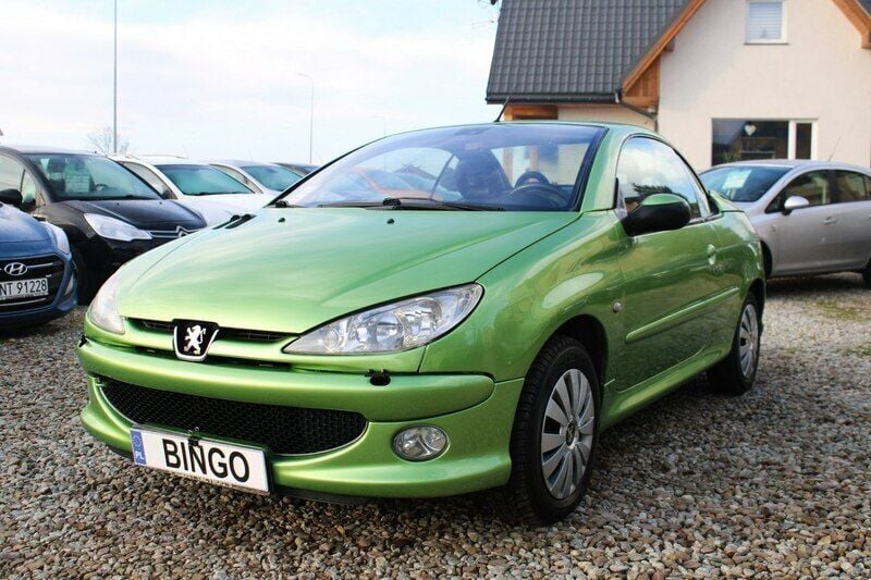 Zielony Używany 2003 Peugeot 206 CC Kabriolet | 7500 zł - Obraz 1/4
