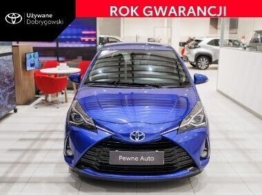 Niebieski Używany 2018 Toyota Yaris Hybrid Premium Hatchback | 59 850 zł (Uczciwa cena) - Obraz 1/4