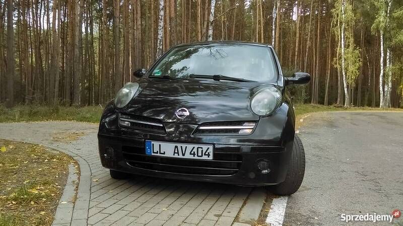 Czarny Używany 2006 Nissan Micra Hatchback | 8900 zł (Uczciwa cena) - Obraz 1/4