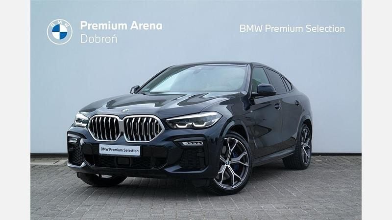 Czarny carbon metalizowany Używany 2020 BMW X6 Shadowline SUV | 239 900 zł (Uczciwa cena) - Obraz 1/3
