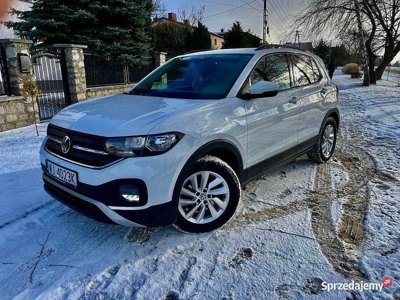 Biały Używany 2021 VW T-Cross SUV | 57 700 zł (Super Cena) - Obraz 1/4