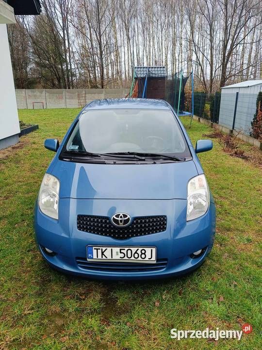 Niebieski Używany 2008 Toyota Yaris Hatchback | 12 700 zł (Dobra cena) - Obraz 1/4