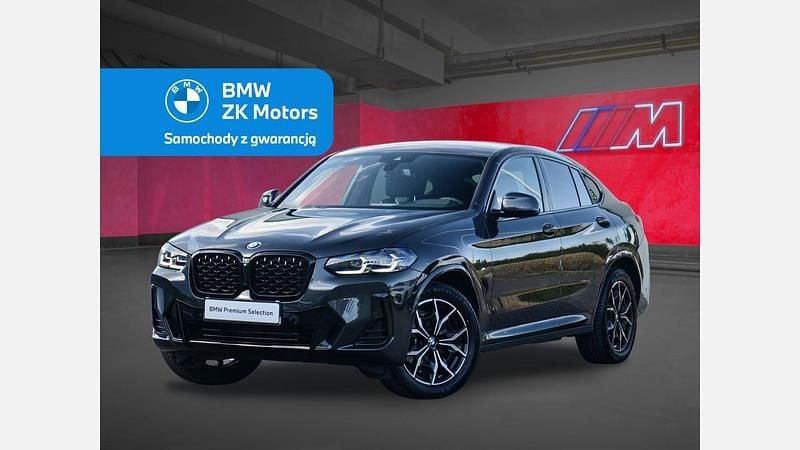 Szary sophisto z brylantowym połyskiem metalizowany Używany 2024 BMW X4 Shadowline SUV | 254 900 zł - Obraz 1/3