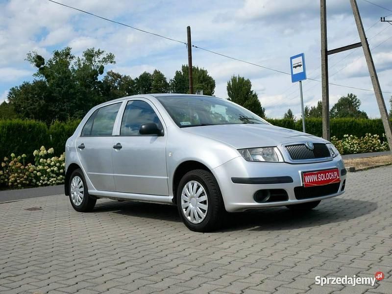 Srebrny Używany 2004 Skoda Fabia Hatchback | 4900 zł (Uczciwa cena) - Obraz 1/4