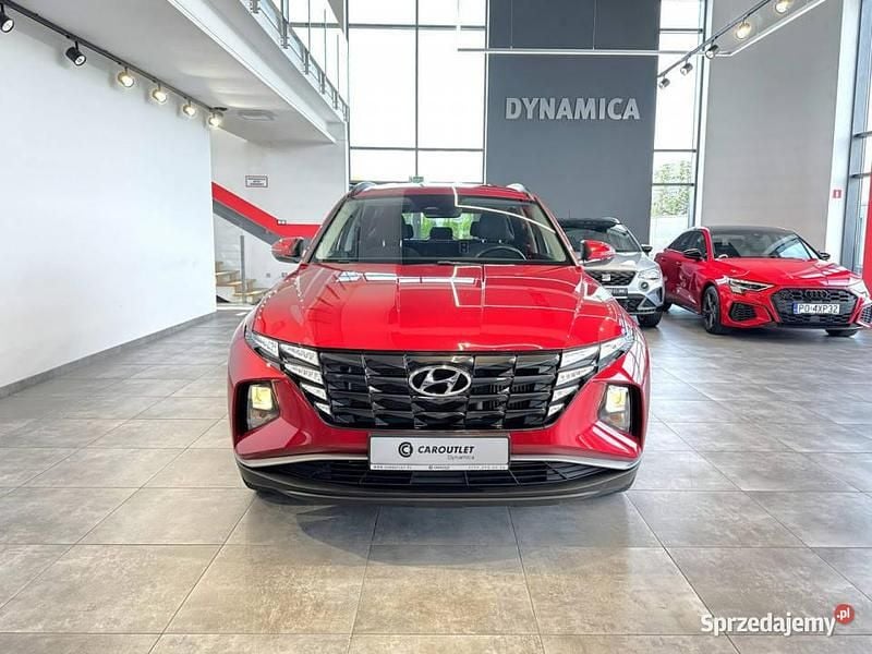 Bordowy Używany 2021 Hyundai Tucson SUV | 93 900 zł (Uczciwa cena) - Obraz 1/3