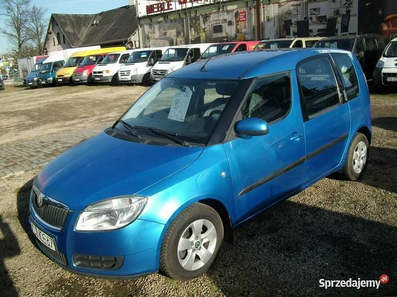 Niebieski Używany 2008 Skoda Roomster Kombi | 4500 zł - Obraz 1/4