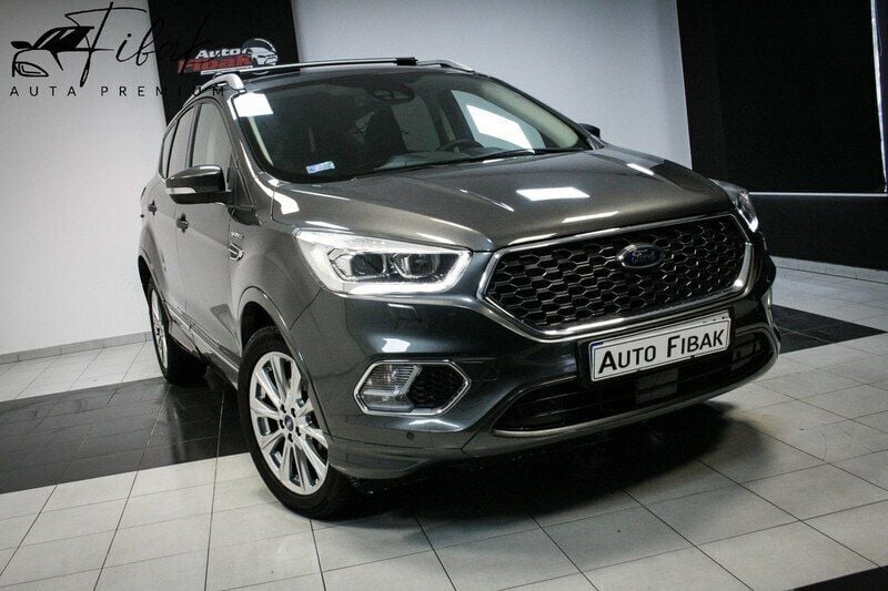 Szary Używany 2018 Ford Kuga Vignale SUV | 79 900 zł (Drogi) - Obraz 1/4