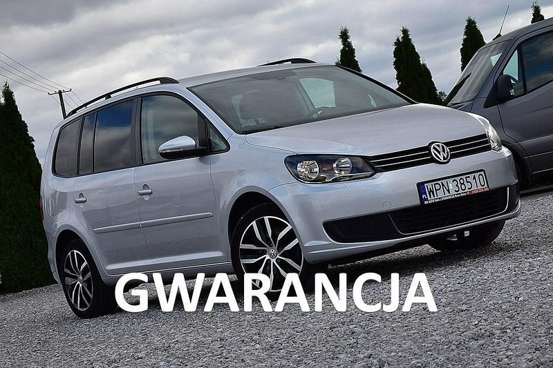 Srebrny Używany 2013 VW Touran Minivan | 33 900 zł (Uczciwa cena) - Obraz 1/4