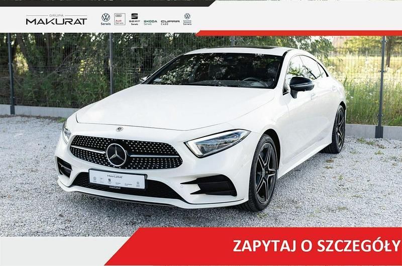 Biały Używany 2018 Mercedes CLS350 Sedan/Limuzyna | 187 500 zł - Obraz 1/4