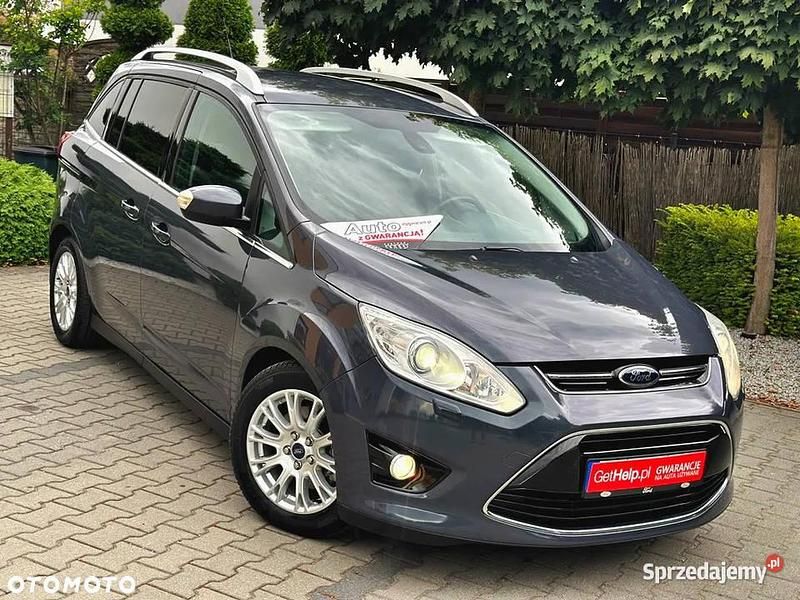 Niebieski Używany 2012 Ford Grand C-Max Minivan | 28 999 zł (Uczciwa cena) - Obraz 1/4