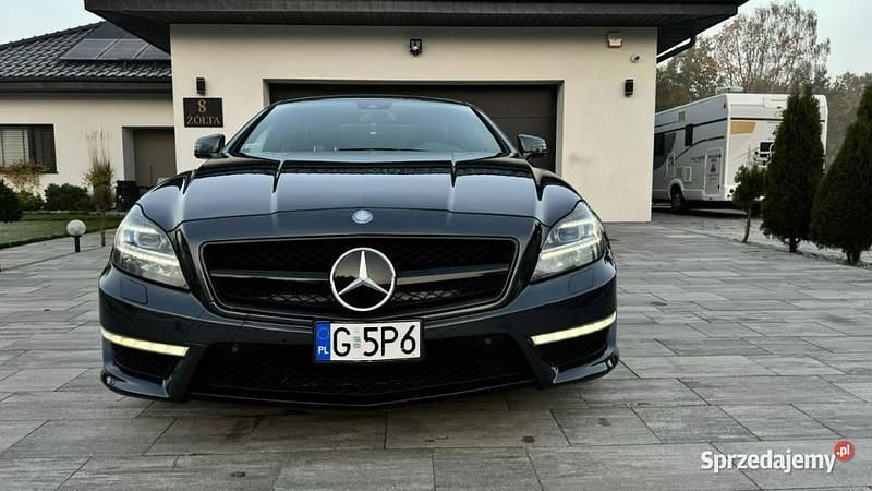 Grafitowy (metalik) Używany 2014 Mercedes CLS63 AMG AMG Sedan/Limuzyna | 189 666 zł - Obraz 1/4