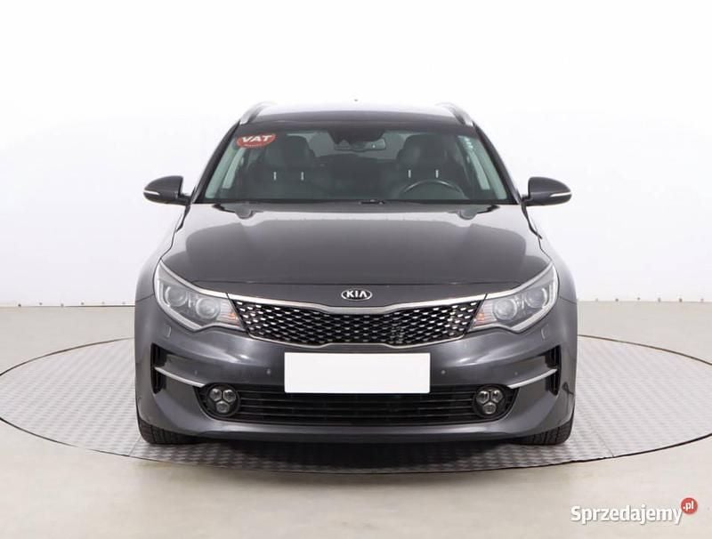 Szary Używany 2018 Kia Optima Kombi | 44 999 zł (Uczciwa cena) - Obraz 1/4
