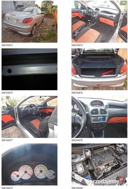 Używany Peugeot 206 CC 2004 Kabriolet